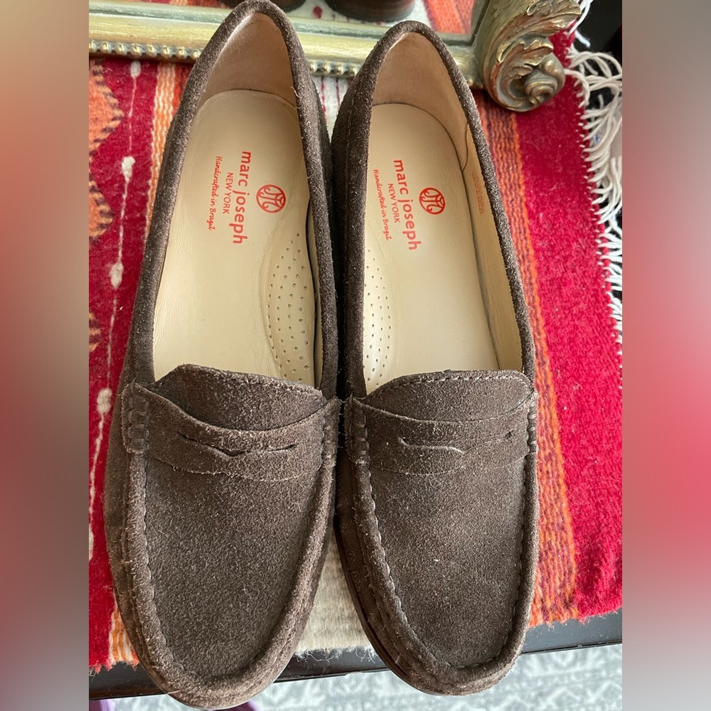 New Mark Joseph suede loafers size 9.5